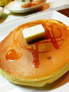 朝食に☆ふわふわのホットケーキ-レシピのメイン写真