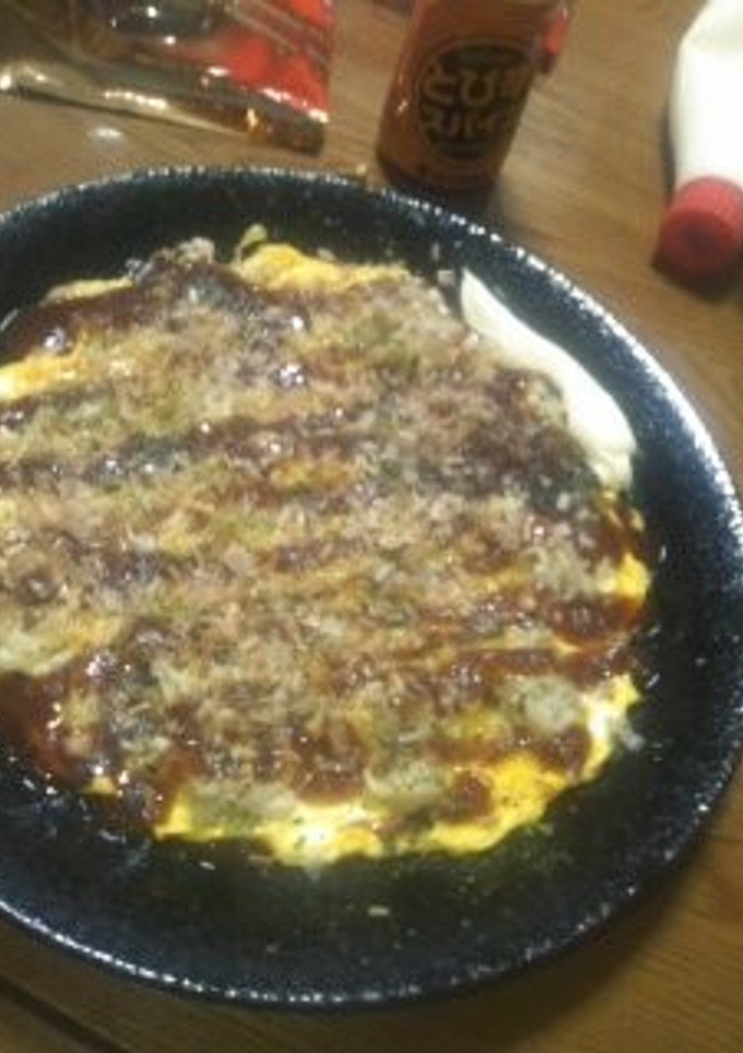 えのきの卵とじ(お好み焼き風)-レシピのメイン写真