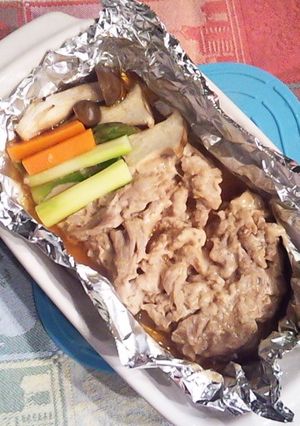豚こま★ホイルしょうが焼き-レシピのメイン写真