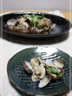 あさりのワイン蒸し、塩麹で。-レシピのメイン写真