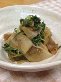 水菜と大根の煮物-レシピのメイン写真