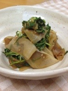 水菜と大根の煮物-レシピのメイン写真