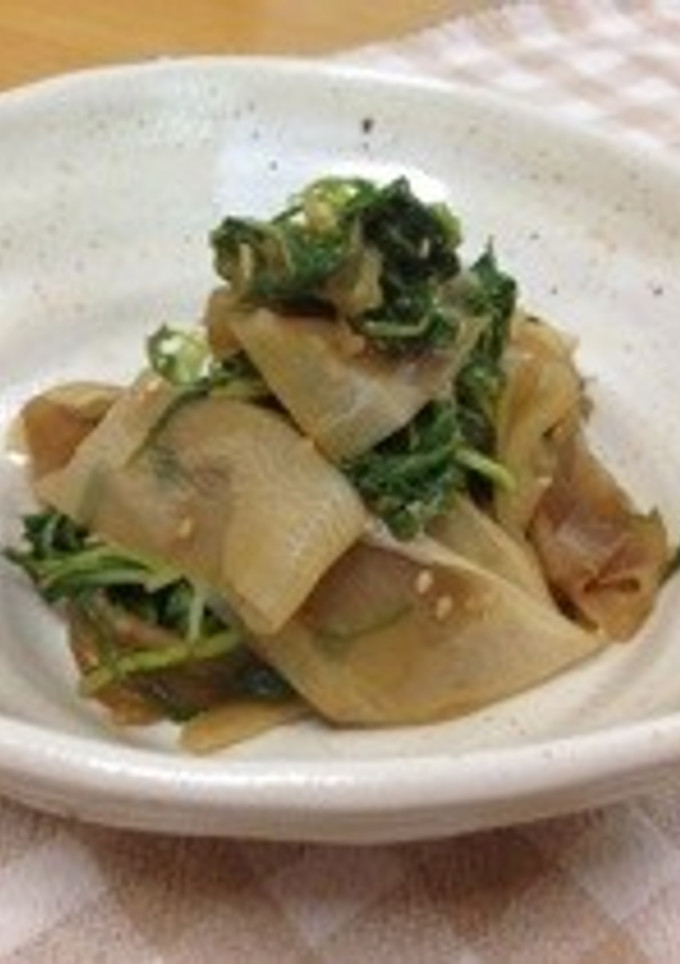 水菜と大根の煮物-レシピのメイン写真