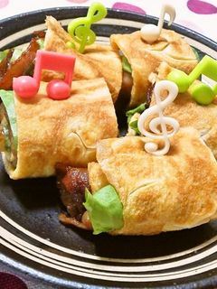 豚肉とレタスの卵巻き-レシピのメイン写真