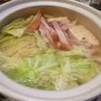 キャベツとベーコンのホットスープ