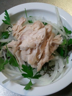 塩麹で♪即席蒸し鶏のサラダ-レシピのメイン写真