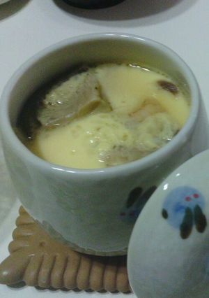 海老と椎茸の茶碗蒸し-レシピのメイン写真
