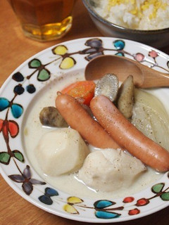 ウインナーと根菜のヘルシー豆乳ポトフ-レシピのメイン写真