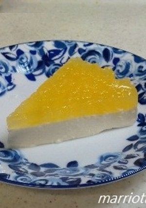 オレンジ★レアチーズケーキ-レシピのメイン写真