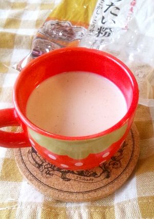 ほっこりこっくり★白味噌はったい粉豆乳-レシピのメイン写真