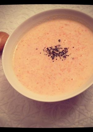 生クリーム無、食感のある人参ポタージュ♪-レシピのメイン写真