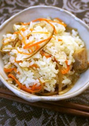 鶏ゴボウの混ぜご飯-レシピのメイン写真