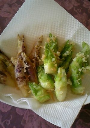 つぼみ菜の天ぷら-レシピのメイン写真