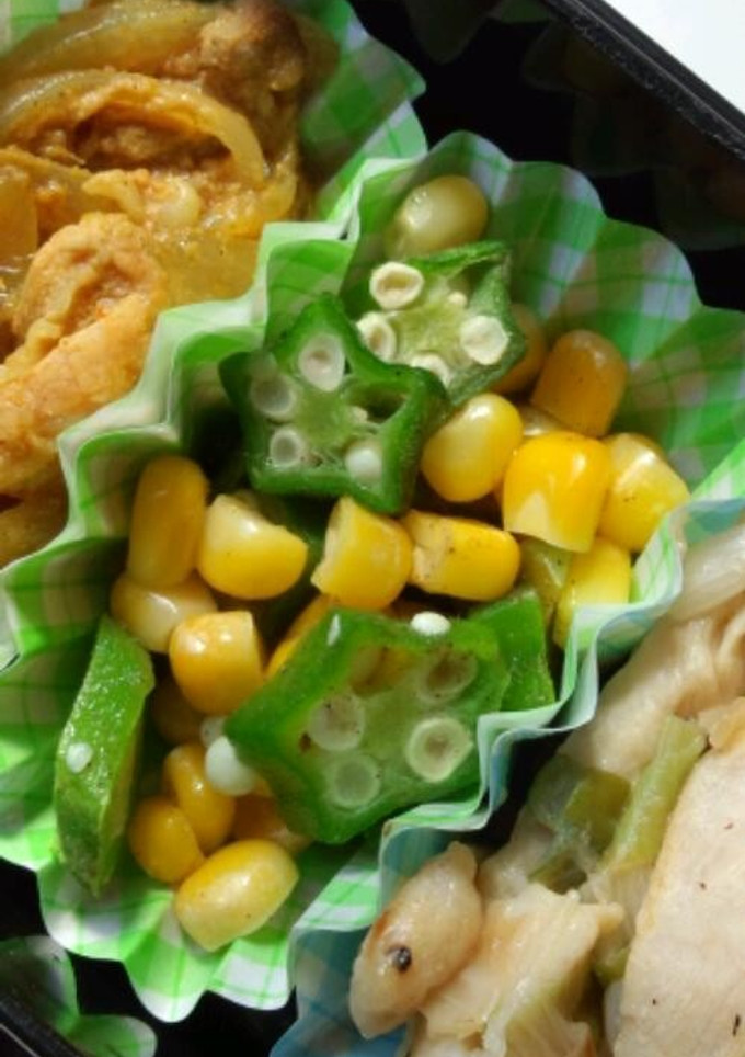オクラとコーンの和え物(お弁当用)-レシピのメイン写真