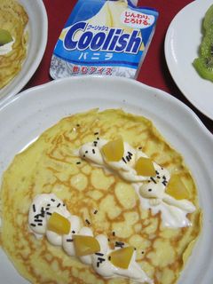 クーリッシュでクレープ-レシピのメイン写真