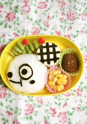 チェックのお耳のパンダさん弁当☆☆-レシピのメイン写真