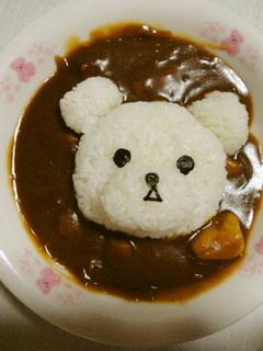 キャラカレーライス(コリラックマ)-レシピのメイン写真