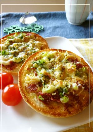 コンビーフ×葱のわさび風味のトースト-レシピのメイン写真