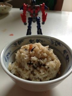 リメイクひじきの煮物→炊き込みご飯-レシピのメイン写真
