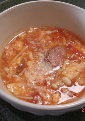 とろとろ トマト缶でスープ-レシピのメイン写真