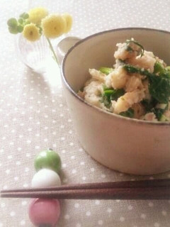 菜の花の塩麹ポテトサラダ-レシピのメイン写真