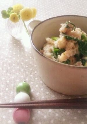 菜の花の塩麹ポテトサラダ-レシピのメイン写真
