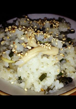 切り餅で山菜おこわ☆-レシピのメイン写真