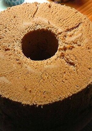 ふわわんしゅわわん!ココアシフォンケーキ-レシピのメイン写真