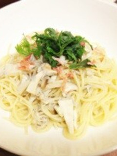 おじゃことキノコの和風パスタ-レシピのメイン写真