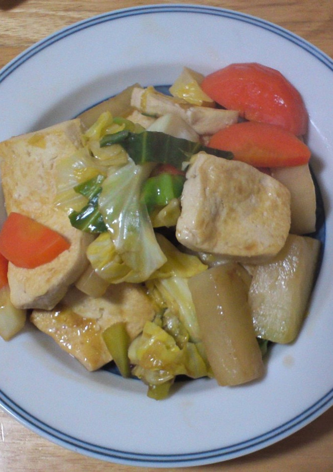 豆腐と大根の野菜炒め-レシピのメイン写真
