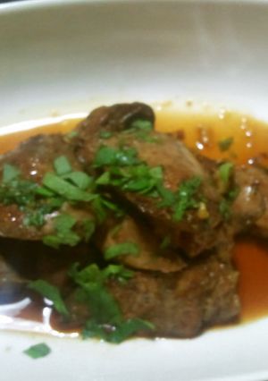 鶏レバーの大葉ソース-レシピのメイン写真