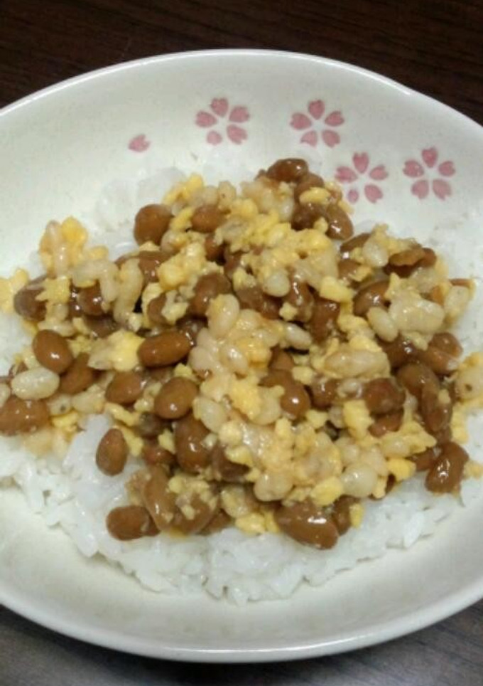 卵と納豆と揚げ玉でネバネバ丼♪-レシピのメイン写真