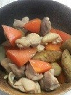 根菜と鶏肉の簡単煮-レシピのメイン写真