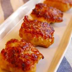 รูปของ 鶏胸肉と新玉ねぎのジューシーつくね照焼き
