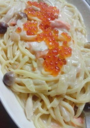 鮭のクリームパスタ-レシピのメイン写真