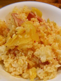 キムチとたくわんでキムタクご飯-レシピのメイン写真