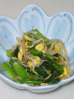 小松菜ともやしの胡麻酢和え-レシピのメイン写真