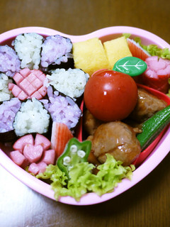 キャラ弁 お花♪-レシピのメイン写真