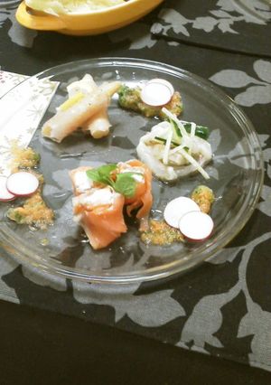前菜がオシャレに変身！さっぱり野菜ソース-レシピのメイン写真
