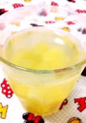 コップで超簡単★シュワっと！パインゼリー-レシピのメイン写真
