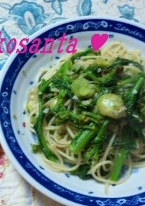 菜の花とそら豆の春風パスタ✿-レシピのメイン写真