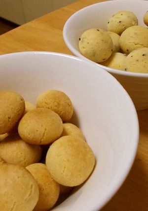 たまごぼーろ（プレーン＆黒ゴマ）-レシピのメイン写真