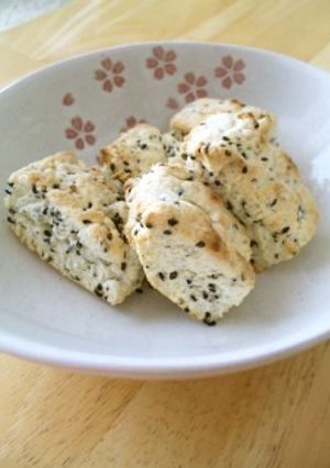 トースターで香ばし!ごまスコーン-レシピのメイン写真