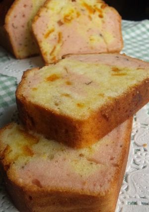 春色*桜餡×ピールのマーブルケーキ-レシピのメイン写真