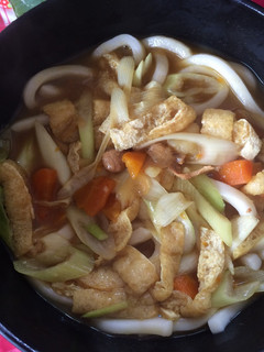 カレーリメイク カレーうどん-レシピのメイン写真