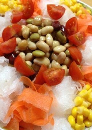 ペラペラ野菜　味噌ゆずポンドレッシング-レシピのメイン写真