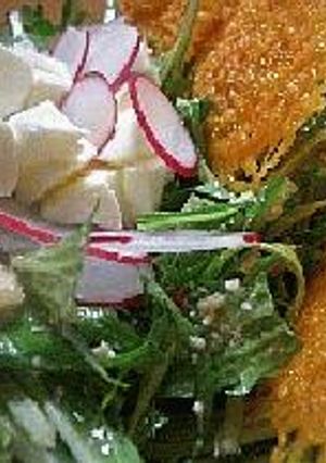 水菜と三種チーズのサラダ-レシピのメイン写真