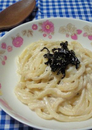 たらこのクリームうどん-レシピのメイン写真