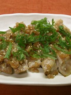塩麹でお肉やわらか~!鶏肉の梅しそ焼き -レシピのメイン写真