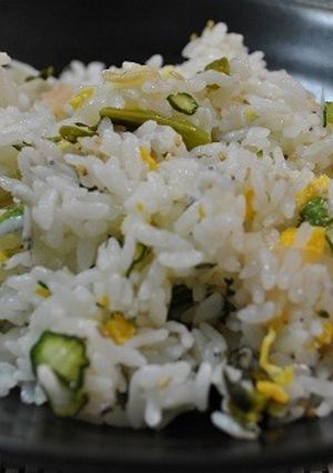 菜の花と甘酢生姜のちらし寿司-レシピのメイン写真